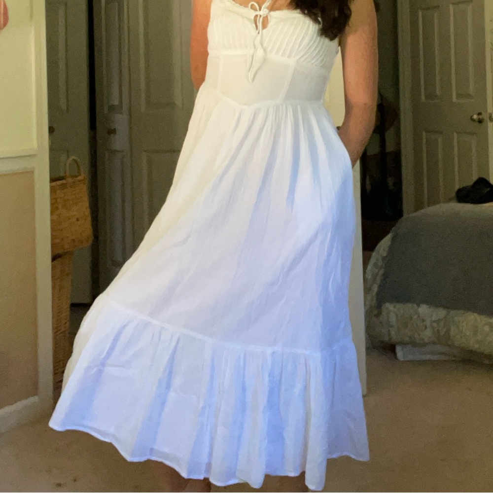 American Eagle Corset Midi Dress